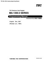 MA-1350-2 series programming
